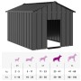 Caseta para perros con techo acero galvanizado 113x153x101 cm von , Hundehütten - Ref: Foro24-4100919, Preis: 144,87 €, Rabat...
