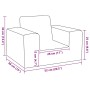 Sofá para niños felpa suave rosa by , Baby and Toddler Furniture - Ref: Foro24-4104777, Price: 29,54 €, Discount: %