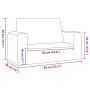 Sofá infantil de 2 plazas gris claro con estrellas felpa suave by , Baby and Toddler Furniture - Ref: Foro24-4104796, Price: ...