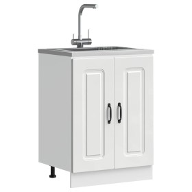 Mueble bajo para fregadero Kalmar blanco 60x46x81,5 cm von , Küchenschränke - Ref: Foro24-853437, Preis: 83,10 €, Rabatt: %