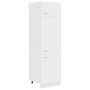 White engineered wood refrigerator cabinet 60x57x207 cm by vidaXL, Kitchen cabinets - Ref: Foro24-802538, Price: 191,30 €, Di...