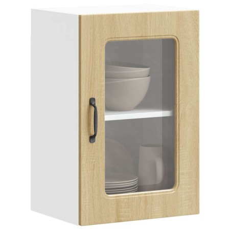 Armario pared cocina puerta de cristal Kalmar roble sonoma von , Küchenschränke - Ref: Foro24-853530, Preis: 56,79 €, Rabatt: %