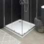 Plato de ducha con puntos ABS blanco 80x80x4 cm