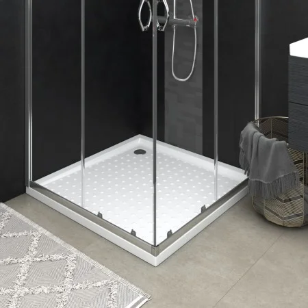 Plato de ducha con puntos ABS blanco 80x80x4 cm de vidaXL, Platos de ducha - Ref: Foro24-148900, Precio: 99,47 €, Descuento: %