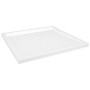 Plato de ducha con puntos ABS blanco 80x80x4 cm