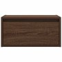 Mesita de noche de pared con luces LED roble marrón von , TV-Möbel - Ref: Foro24-860223, Preis: 55,85 €, Rabatt: %