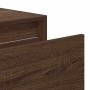 Mesita de noche de pared con luces LED roble marrón von , TV-Möbel - Ref: Foro24-860223, Preis: 55,85 €, Rabatt: %