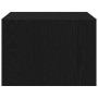 Mesitas de noche de pared con luces LED 2 unidades roble negro von , TV-Möbel - Ref: Foro24-860214, Preis: 99,51 €, Rabatt: %