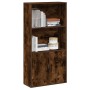 Estantería madera de ingeniería roble ahumado 60x24x120 cm von , Bücherregale und Regale - Ref: Foro24-860422, Preis: 76,45 €...