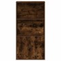 Estantería madera de ingeniería roble ahumado 60x24x120 cm von , Bücherregale und Regale - Ref: Foro24-860422, Preis: 76,45 €...