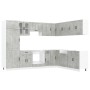 Mueble cocina Lucca gris hormigón 14 pzas madera contrachapada von , Küchenschränke - Ref: Foro24-3314985, Preis: 1,00 €, Rab...
