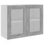 Küchenhängeschrank aus betongrauem Sperrholz, 80 x 31 x 60 cm von vidaXL, Küchenschränke - Ref: Foro24-802533, Preis: 72,09 €...