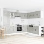 Mueble cocina Lucca gris hormigón 14 pzas madera contrachapada von , Küchenschränke - Ref: Foro24-3314985, Preis: 1,00 €, Rab...