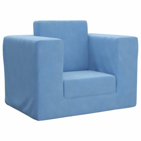 Sofá cama infantil felpa suave azul by , Baby and Toddler Furniture - Ref: Foro24-4104806, Price: 37,43 €, Discount: %