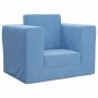 Sofá cama infantil felpa suave azul by , Baby and Toddler Furniture - Ref: Foro24-4104806, Price: 37,43 €, Discount: %
