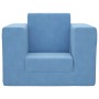 Sofá cama infantil felpa suave azul by , Baby and Toddler Furniture - Ref: Foro24-4104806, Price: 37,43 €, Discount: %