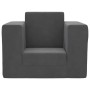 Sofá cama infantil felpa suave gris antracita by , Baby and Toddler Furniture - Ref: Foro24-4104804, Price: 37,43 €, Discount: %
