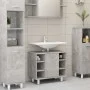 Concrete gray plywood bathroom cabinet 60x32x53.5 cm by vidaXL, Bathroom furniture - Ref: Foro24-802637, Price: 63,75 €, Disc...