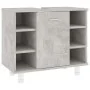 Concrete gray plywood bathroom cabinet 60x32x53.5 cm by vidaXL, Bathroom furniture - Ref: Foro24-802637, Price: 63,75 €, Disc...