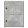 Estantería de madera de ingeniería gris hormigón 40x24x52 cm by , Bookcases and shelves - Ref: Foro24-860358, Price: 40,72 €,...
