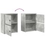 Estantería de madera de ingeniería gris hormigón 40x24x52 cm by , Bookcases and shelves - Ref: Foro24-860358, Price: 40,72 €,...