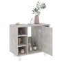 Badezimmerschrank aus betongrauem Sperrholz, 60 x 32 x 53,5 cm von vidaXL, Badezimmermöbel - Ref: Foro24-802637, Preis: 64,78...