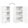 Estantería de madera de ingeniería blanca 40x24x77 cm von , Bücherregale und Regale - Ref: Foro24-860364, Preis: 56,27 €, Rab...
