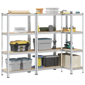 Estantes de almacenamiento de 4 capas 3 uds by , Industrial shelving - Ref: Foro24-3307578, Price: 94,46 €, Discount: %