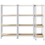 Estantes de almacenamiento de 4 capas 3 uds von , Industrieregale - Ref: Foro24-3307578, Preis: 94,46 €, Rabatt: %
