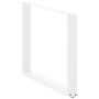 Patas para mesa comedor forma U 2uds acero blanco 100x(72-73)cm by , Table legs - Ref: Foro24-4013213, Price: 140,55 €, Disco...