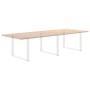 Patas para mesa comedor forma U 2uds acero blanco 100x(72-73)cm by , Table legs - Ref: Foro24-4013213, Price: 140,55 €, Disco...