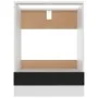 Black plywood oven cabinet 60x46x81.5 cm by vidaXL, Kitchen cabinets - Ref: Foro24-802498, Price: 56,58 €, Discount: %