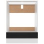 Schwarzer Ofenschrank aus Sperrholz, 60 x 46 x 81,5 cm von vidaXL, Küchenschränke - Ref: Foro24-802498, Preis: 57,46 €, Rabat...