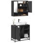 Juego de muebles de baño 2 pzas madera contrachapada negro de , Muebles de baño - Ref: Foro24-3300935, Precio: 156,37 €, Desc...