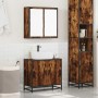 Set de muebles baño 2 pzas madera contrachapada roble ahumado von , Badezimmermöbel - Ref: Foro24-3300887, Preis: 129,14 €, R...