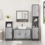 Set de muebles de baño 2 pzas madera contrachapada gris sonoma von , Badezimmermöbel - Ref: Foro24-3300923, Preis: 165,33 €, ...