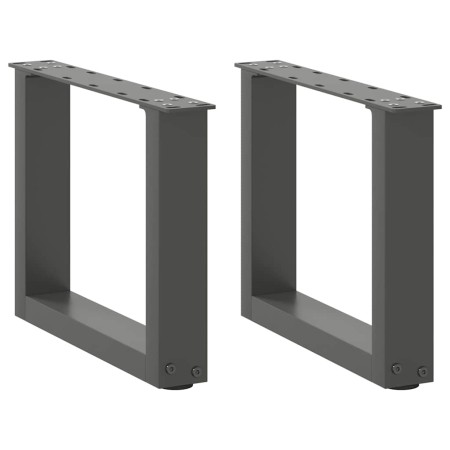 Patas de mesa centro forma U 2uds acero antracita 40x(30-31) cm von , Tischbeine - Ref: Foro24-4013134, Preis: 55,50 €, Rabat...