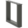 Patas de mesa centro forma U 2uds acero antracita 40x(30-31) cm von , Tischbeine - Ref: Foro24-4013134, Preis: 55,50 €, Rabat...