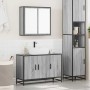 Set de muebles de baño 2 pzas madera contrachapada gris sonoma von , Badezimmermöbel - Ref: Foro24-3300893, Preis: 166,90 €, ...