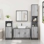 Set de muebles de baño 2 pzas madera contrachapada gris sonoma von , Badezimmermöbel - Ref: Foro24-3300893, Preis: 166,90 €, ...