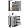 Set de muebles de baño 2 pzas madera contrachapada gris sonoma de , Muebles de baño - Ref: Foro24-3300898, Precio: 175,92 €, ...
