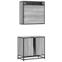 Set de muebles de baño 2 pzas madera contrachapada gris sonoma de , Muebles de baño - Ref: Foro24-3300898, Precio: 175,92 €, ...