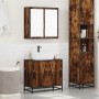 Set de muebles baño 2 pzas madera contrachapada roble ahumado von , Badezimmermöbel - Ref: Foro24-3300902, Preis: 196,09 €, R...