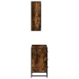 Set de muebles baño 2 pzas madera contrachapada roble ahumado von , Badezimmermöbel - Ref: Foro24-3300902, Preis: 196,09 €, R...