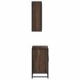 Set de muebles baño 2 pzas madera contrachapada marrón roble by , Bathroom furniture - Ref: Foro24-3300909, Price: 140,21 €, ...