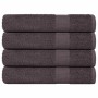Toallas de sauna 4 uds 100% algodón antracita 80x200 cm 360 gsm de , Toallas - Ref: Foro24-136694, Precio: 49,56 €, Descuento: %