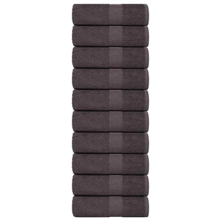 Toallas de jabón 10 uds antracita 30x30 cm 360 gsm 100% algodón von , Handtücher - Ref: Foro24-136675, Preis: 18,05 €, Rabatt: %