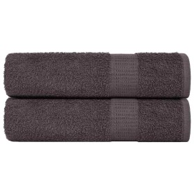 Toallas de baño 2 uds antracita 100x150 cm 360 gsm 100% algodón by , Towels - Ref: Foro24-136689, Price: 28,14 €, Discount: %