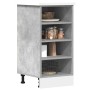 Armario bajo madera de ingeniería gris hormigón 40x44,5x81,5 cm by , Kitchen cabinets - Ref: Foro24-854205, Price: 57,73 €, D...