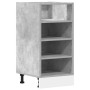 Armario bajo madera de ingeniería gris hormigón 40x44,5x81,5 cm by , Kitchen cabinets - Ref: Foro24-854205, Price: 57,73 €, D...